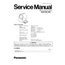 Panasonic EW3152-W0 Service Manual
