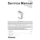 Panasonic F-VXF70R-N Service Manual
