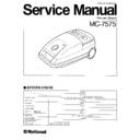 Panasonic MC-7575 Service Manual