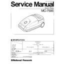 Panasonic MC-7595 Service Manual