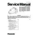 Panasonic MC-CG467, MC-CG467K, MC-CG465, MC-CG465K, MC-CG463, MC-CG463K, MC-CG461, MC-CG461K Service Manual