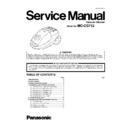 Panasonic MC-CG712AR79 Service Manual