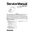 Panasonic MC-CG883JR79 Service Manual