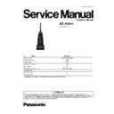Panasonic MC-E3011 Service Manual