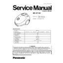 Panasonic MC-E7101 Service Manual