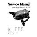 Panasonic MC-E750, MC-E751, MC-E752 Service Manual