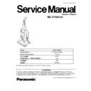 Panasonic MC-V7600-00 Service Manual