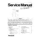 Panasonic MJ-L600STQ Service Manual