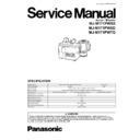 Panasonic MJ-M171PWSS, MJ-M171PWSD, MJ-M171PWTQ Service Manual