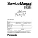 Panasonic MJ-M176PWTC, MJ-M176PWTZ, MJ-M176PWSG Service Manual