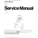 Panasonic MK-G38PR Service Manual