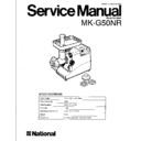 Panasonic MK-G50NR (serv.man2) Service Manual