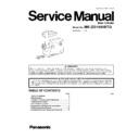 Panasonic MK-ZG1500BTQ Service Manual