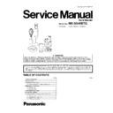 Panasonic MX-SS40BTQ Service Manual