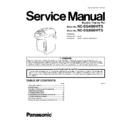 Panasonic NC-EG4000WTS, NC-EG3000WTS (serv.man2) Service Manual Simplified