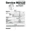 Panasonic NC-PF30PV Service Manual