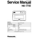 Panasonic NE-1740 Service Manual
