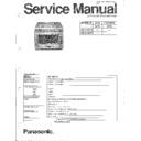 Panasonic NE-2157A, NE-2157C Service Manual