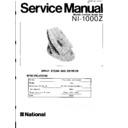 Panasonic NI-1000Z Service Manual