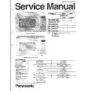 Panasonic NN-559BMX, NN-559WMX, NN-S559BA, NN-S559WA, NN-S659BA, NN-S659WA Service Manual