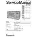 Panasonic NN-5655A, NN-5655C, NN-5635A, NN-5615A, NN-5605A, NN-5555A, NN-5555C, NN-5535A, NN-5525A, NN-5515A, NN-5505A, N Service Manual
