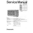 Panasonic NN-7755A, NN-7705A, NN-7555A, NN-7555C, NN-7545C, NN-7515A, NN-7505A, NN-7455A, NN-7405A Service Manual
