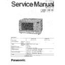 Panasonic NN-9854 Service Manual