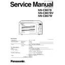 nn-c867b, nn-c867bv, nn-c867w service manual