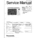 Panasonic NN-G658WA Service Manual