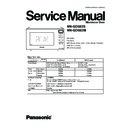 Panasonic NN-GD692SZPE, NN-GD692MZPE Service Manual