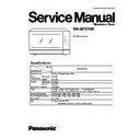 Panasonic NN-GF574MZPE Service Manual