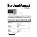 Panasonic NN-GM231WZPE Service Manual