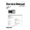 Panasonic NN-GT261MZPE Service Manual Simplified