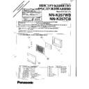 Panasonic NN-K257WB, NN-K257CB Service Manual Simplified