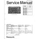Panasonic NN-L538BA, NN-L538WA, NN-L628BA, NN-L628WA, NN-L638BA, NN-L638WA, NN-L728BA, NN-L738BA Service Manual