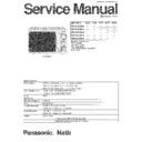 Panasonic NN-M426WA Service Manual
