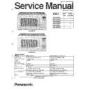 Panasonic NN-N698BA, NN-N698WA, NN-S698BA, NN-S698WA, NN-S698BC, NN-S698WC Service Manual