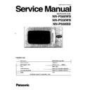 nn-p588wb, nn-p558wb, nn-p558bb service manual