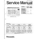 Panasonic NN-S519BC, NN-S559BA, NN-S559WA, NN-S619WC, NN-S659BA, NN-S659WA Service Manual