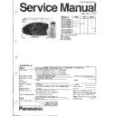 Panasonic NN-S759BA, NN-S759WA, NN-S769BA, NN-S769WA, NN-S789WA, NN-S989WA Service Manual