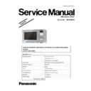 Panasonic NN-ST251MZPE Service Manual Simplified