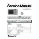 Panasonic NN-ST251WZPE Service Manual