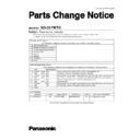 Panasonic SD-257WTS (serv.man2) Service Manual Parts change notice
