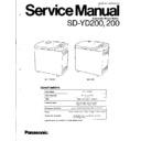 Panasonic SD-YD200-CDN, SD-200 Service Manual