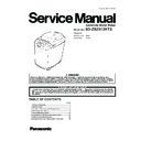 Panasonic SD-ZB2512KTS Service Manual