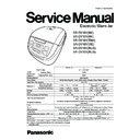 Panasonic SR-DY181WTQ, SR-DY101WTQ Service Manual