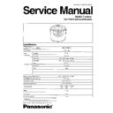 Panasonic SR-TMB18, SR-TMB18LTQ Service Manual