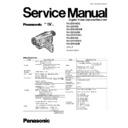 Panasonic NV-DS15EG, NV-DS15B, NV-DS15EGM, NV-DS15EN, NV-DS15ENC, NV-DS15A, NV-DS150EG, NV-DS150B Service Manual
