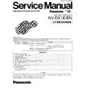 Panasonic NV-DX1E, NV-DX1EN Other Service Manuals