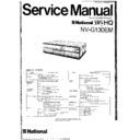 Panasonic NV-G130EM Service Manual Simplified